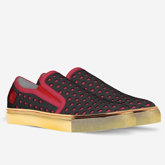 Shoes - KKIRA shoes - Black/Red/Gold - Size 7.5